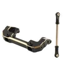 Axial SCX10 III Brass Front Rear Bumper Servo Base Mounts for 1/10 RC Car Black