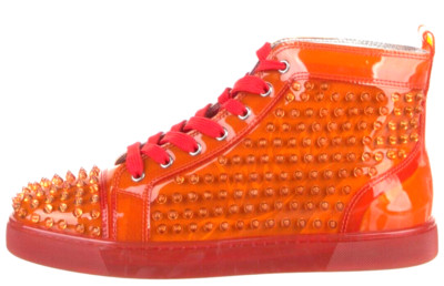 $1,295 CHRISTIAN LOUBOUTIN Louix Ray Spiked High-Top Snea  (42.5 EU; 9.5 US) NEW