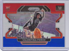 VALENTINA FEROZ  ( RED WHITE BLUE PRIZM Card #92 ) 2022 WWE Panini Prizm