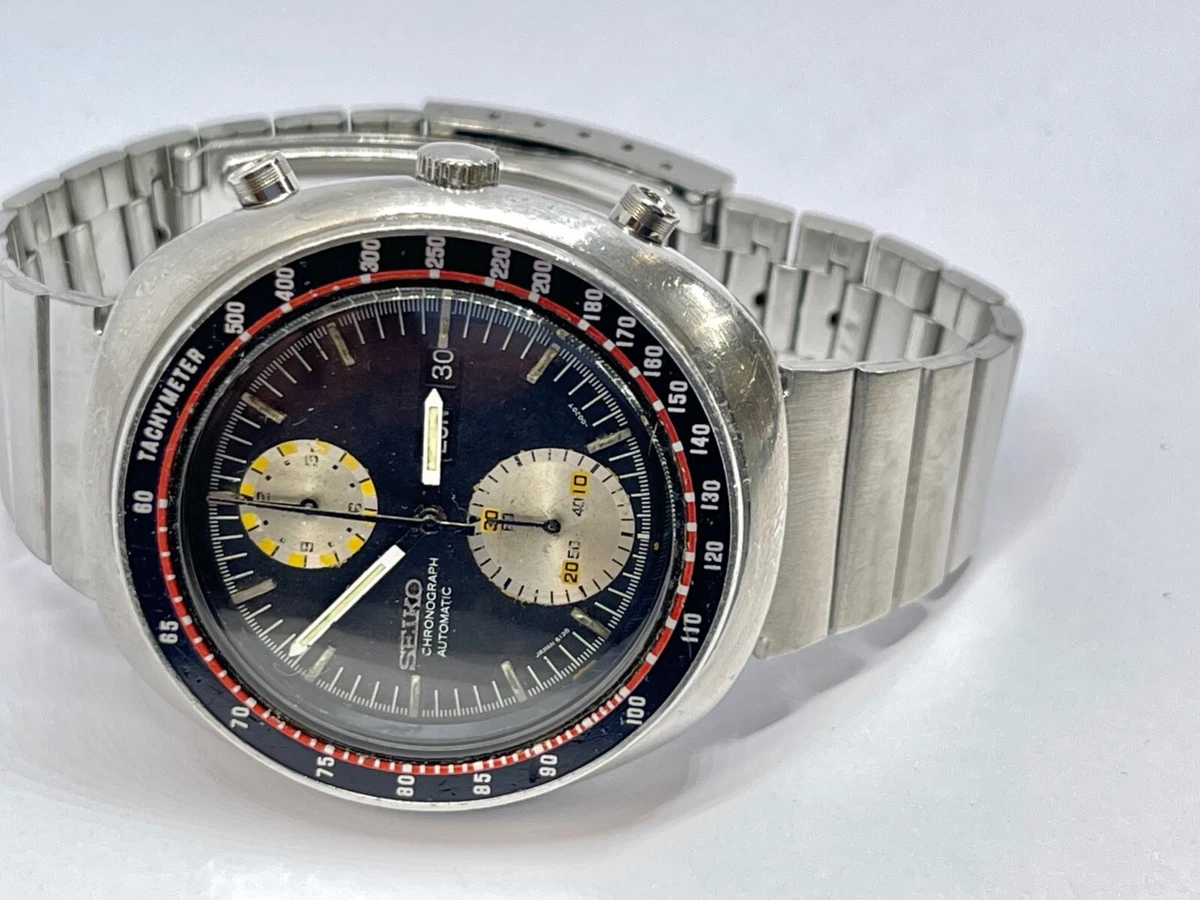 Seiko Vintage Watch 6138 0011 UFO Yachtsman Automatic Chronograph
