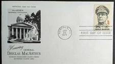 FDC US SC#1424 Douglas MacArthur Unaddressed FREE Shipping