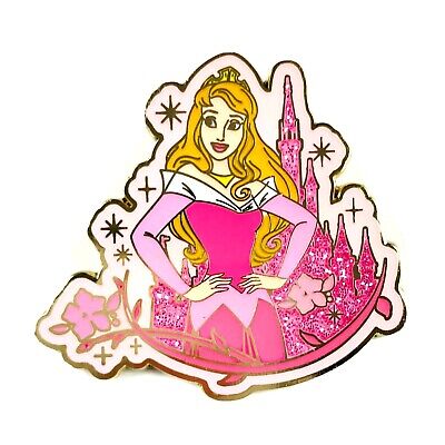 Disney Parks Collection Glitter Castle Princess Sleeping Beauty Aurora Pin NEW