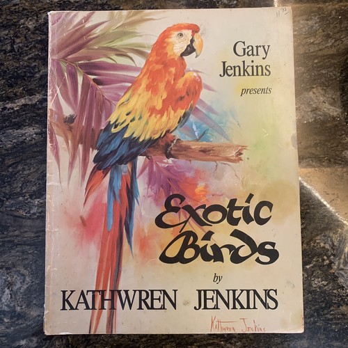 Exotic Birds Painting Gary & Kathwren Jenkins Parrot Lovebirds Macaw 2 Patterns