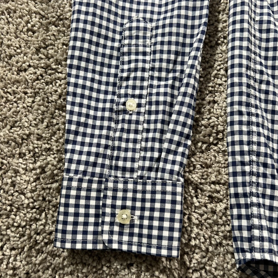 Camisa Vineyard Vines Jóvenes Niños Grande Azul Cuadros Abotonada Preppy Classiccore Foto 4 de 4