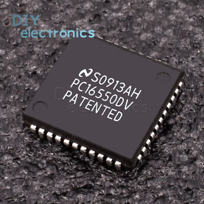 5PCS PC16550DV PLCC-44 Universal Asynchronous Receiver/Transmitter NSC IC A3GS