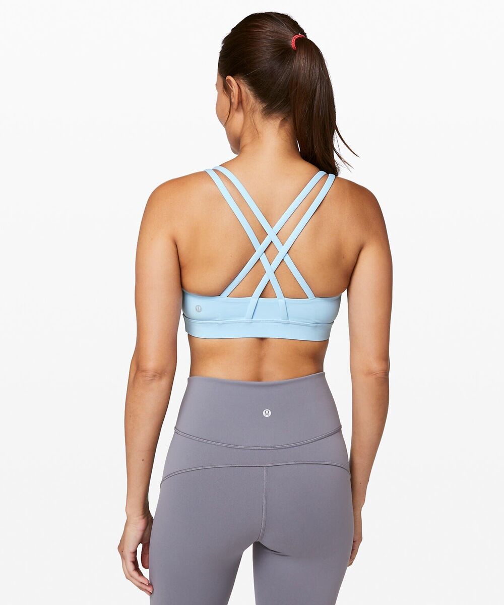 Lululemon ENERGY BRA 4 6 NWT Breezy Neon blue Glow Chill Sports Align Tank  Yoga