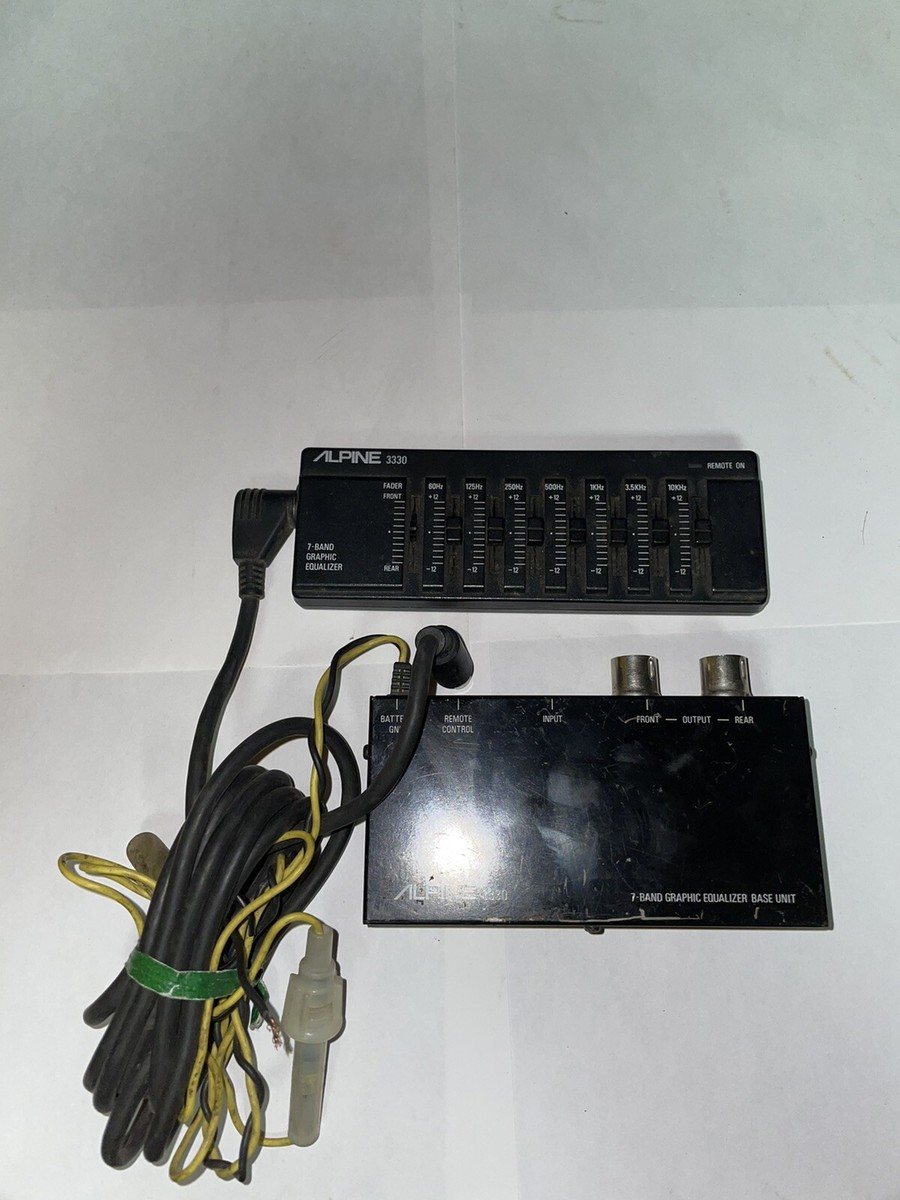 OLD SCHOOL Alpine 3330 Equalizer RARE | eBay