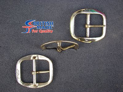 Große Messing Gürtelschnallen 1'' 3/4'' (44 mm) Made in England Antik
