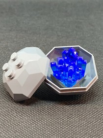 Lego Crystal Geode Rock New Stocking Stuffer Miner Gems With 4 gems New