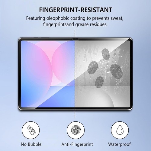 Vitre de protection 9H film blindé pour Samsung Galaxy Tab S10 FE+ 13.1 Full screen - Photo 5/7