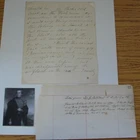 RARE LETTER GENERAL CATHCART GOVERNOR CAPE OF GOOD HOPE LT COLONEL EYLE 1852