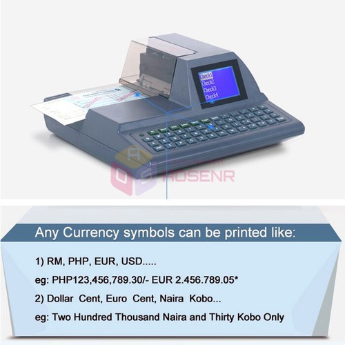 Intelligent Keyboard Check Printer English Electronic Bank Counter Check Printer - Picture 20 of 20