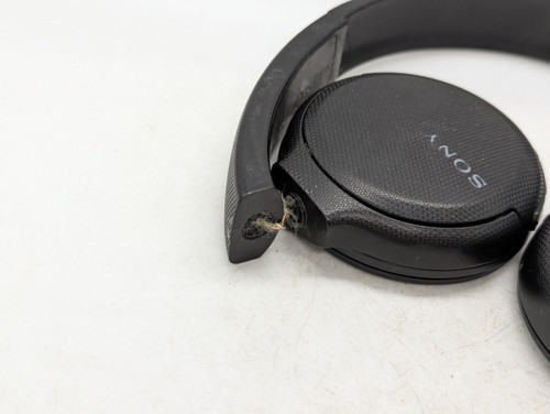 USZKODZONE słuchawki bezprzewodowe Sony WH-CH510 Bluetooth nauszne czarne ZATRZAŚNIĘTE - Zdjęcie 4 z 13