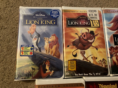 (未使用･未開封品)Lion King [VHS] VHS Lion King - all 6 movies new plus sales video | eBay