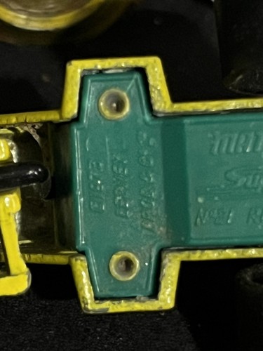 Lesney Matchbox Superfast No 21 Rod Roller 1:64 NM Cond Yellow Diecast - Picture 9 of 10