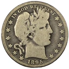 1895-O New Orleans Very Good VG+ Barber Silver Half Dollar 90% 50c