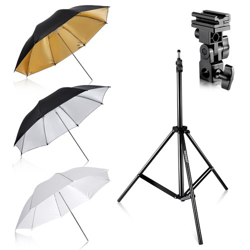 Kit de paraguas Neewer Photo Studio 33"/84 cm para producto, retrato, sesión de video | eBay