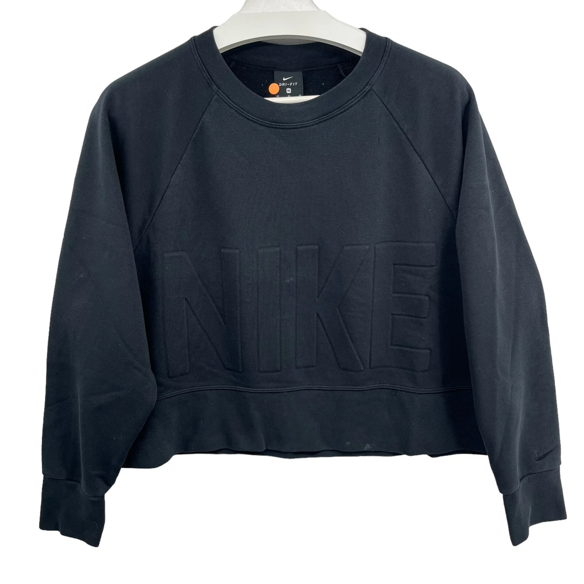 Nike sweater cropped sales