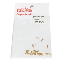 Cal Scale 190-604 Handrail Stanchions Locomotive (20) HO Scale