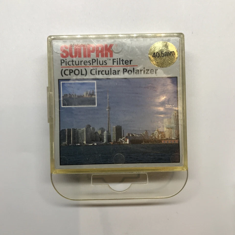 SUNPAK Pictures Plus 40.5mm (CPOL) Circular Polarizer Filter Made In Japan - Image 3 of 4
