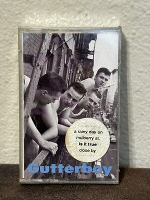 Rare! Gutterboy, Self Titled SEALED Cassette, 1990 Geffen D5G24282 Hype Sticker
