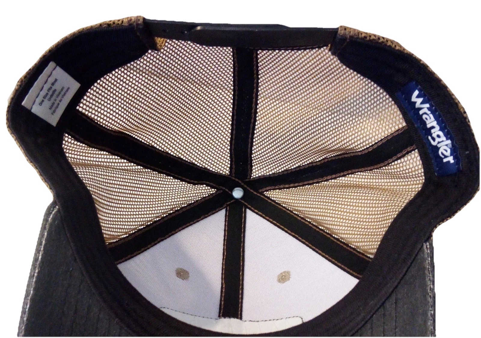 Wrangler Logo Patch Meshback Adjustable Snapback … - image 9