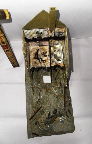 Faller H0 130466 DEMOLIZIONE/ROVINE DIORAMA WW2 scene di guerra RARO. �� - Foto 5 di 9
