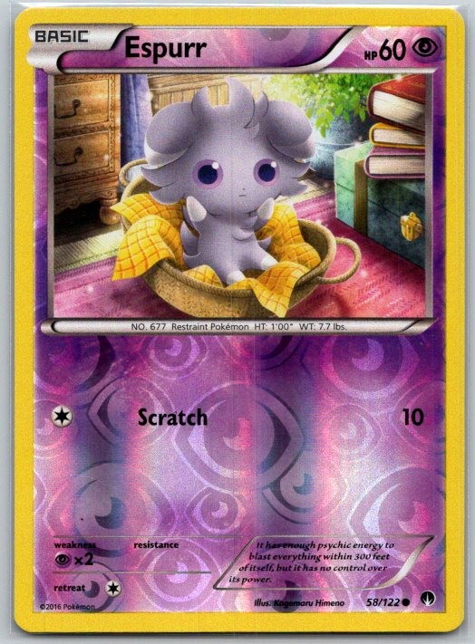 Espurr 58/122 Reverse Holo XY - BREAKpoint LP