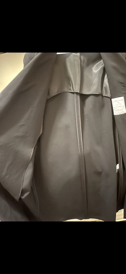 Abrigo de lana Yohji Yamamoto 1997 Aso Carolyn Bessette Kennedy Foto 3 de 4