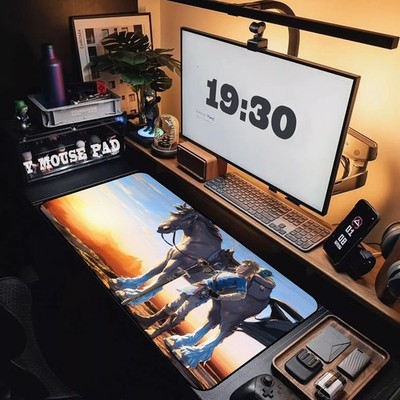 The Legend of Zelda Anime XL rutschfeste Mauspad Gaming Tastatur Schreibtisch PC