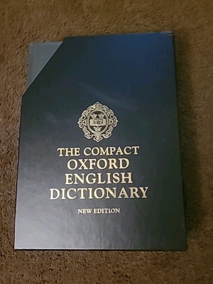 #ad The Compact Oxford English Dictionary by J. A. Simpson Hardcover New Edition $299.99