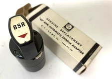 45 RPM VINYL RECORD CHANGER SPINDLE STACKING ADAPTER FOR BSR  UA15 420S GRAY NOS