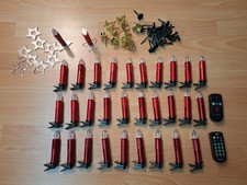 LED Weihnachtsbaumkerzen, 29 Stück, rot, von HSE 
