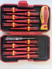 Hurricane 13-Piece 1000 V VDE Insulated Magnetic Screwdriver Set Tool Set