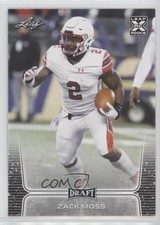 2020 Leaf Draft Zack Moss #60 0c4