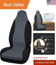 High Back Bucket Auto Car Seat Coverpolyester Gray High Back Bucket Auto Car Seat Coverpolyester Gray