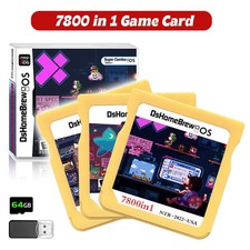 7800-in-1 R4 3DS Flash Card for NDSL NDSi 3DS 2DS Adapter Memory Burning Video