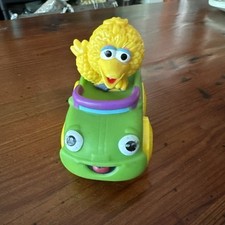 Big Bird 2011 Hasbro 4" Action Figure Car Sesame Street Workshop Green Purple
