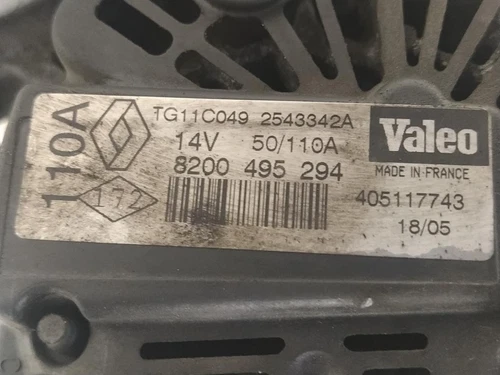 8200495294 Alternador para RENAULT SCENIC II (JM) Authentique 2005 2431108 - Imagen 6 de 7