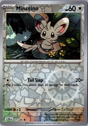 Minccino 075/086 Reverse Holo Scarlet & Violet Black Bolt