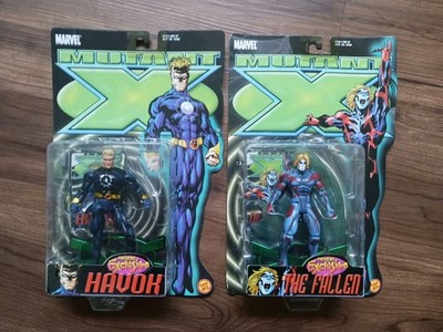LOT MARVEL FIGURE TOYBIZ X MEN MUTANT PREVIEWS EXCLUSIVE THE FALLEN HAVOK OF NEW