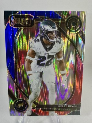 2024 Panini Select- Kelee Ringo Club Level #275 Red & Blue Shock Prizm Eagles DB