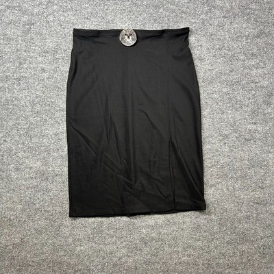 Eye Candy Straight Pencil Skirt Women's Black Classic Career USA Made - Small