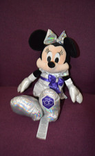 Minnie Mouse Plush 100 Years of Wonder Disney 16" Silver Dress D5