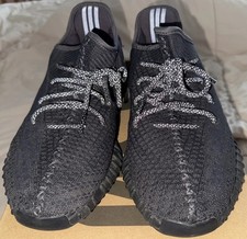 Adidas Yeezy Boost 350 V2 Black Static Non-Reflective - Size 9.5- Original Box