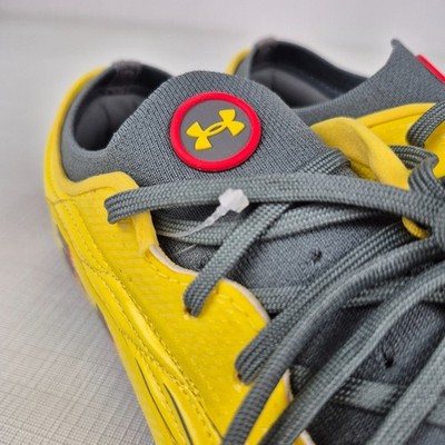 Under Armour Magnetico Elite 4 FG Soccer Cleats Taxi Grey  display picture 1