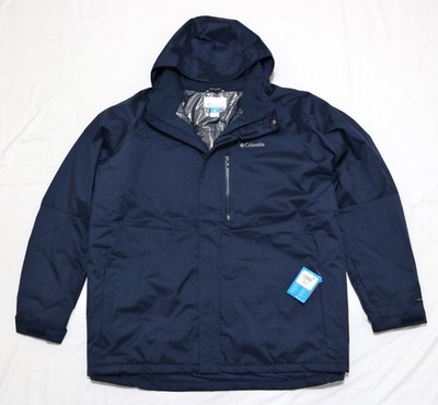 Columbia Omni-Heat Men Alpine Action Ski Jacket Hood size 3XL