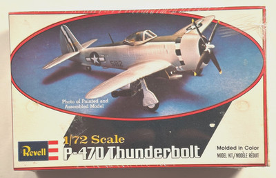 Vintage Revell P-47D Thunderbolt Aircraft Model 1/72 Factory Shrink Wrapped NOS