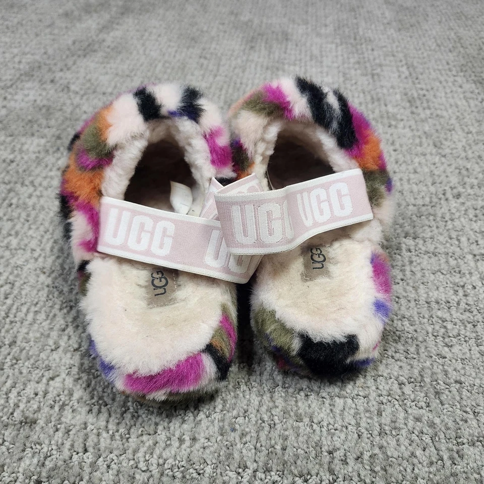 Тапочки UGG разноцветные женские размер 6 без шнурков  - Изображение 4 из 4