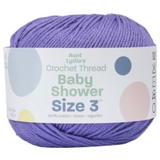 Aunt Lydia's Baby Shower Crochet Thread Size 3 Amethyst